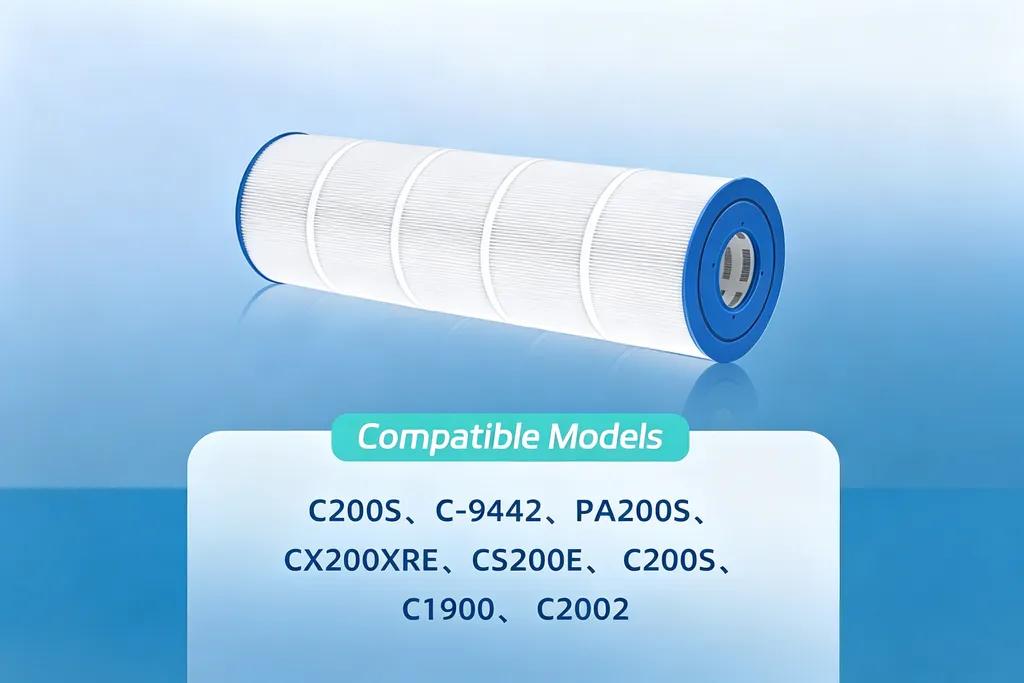 C200S Compatible Pool Filter Cartridge | 200 Sq. Ft. Media